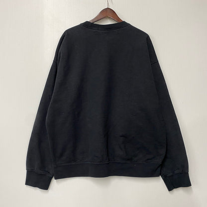【中古品】【メンズ】 NIKE × STUSSY ナイキ×ステューシー WASHED FLEECE CREWNECK SWEAT SHIRT ウォッシュド クルーネック スウェットシャツ トップス 長袖 142-260518-cs-09-izu サイズ：L カラー：ブラック 万代Net店