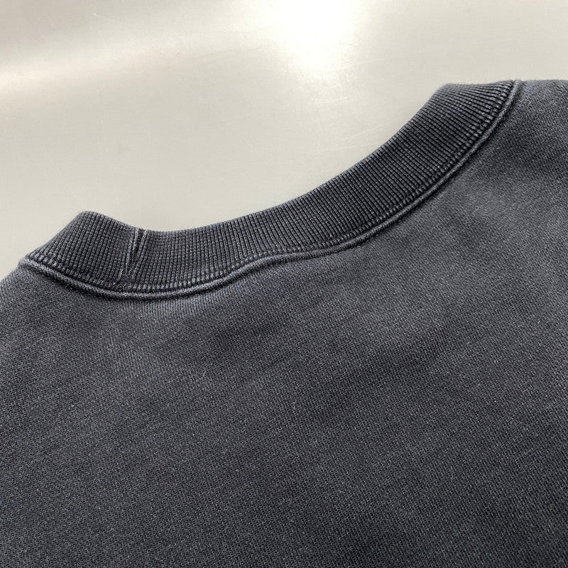 【中古品】【メンズ】 NIKE × STUSSY ナイキ×ステューシー WASHED FLEECE CREWNECK SWEAT SHIRT ウォッシュド クルーネック スウェットシャツ トップス 長袖 142-260518-cs-09-izu サイズ：L カラー：ブラック 万代Net店