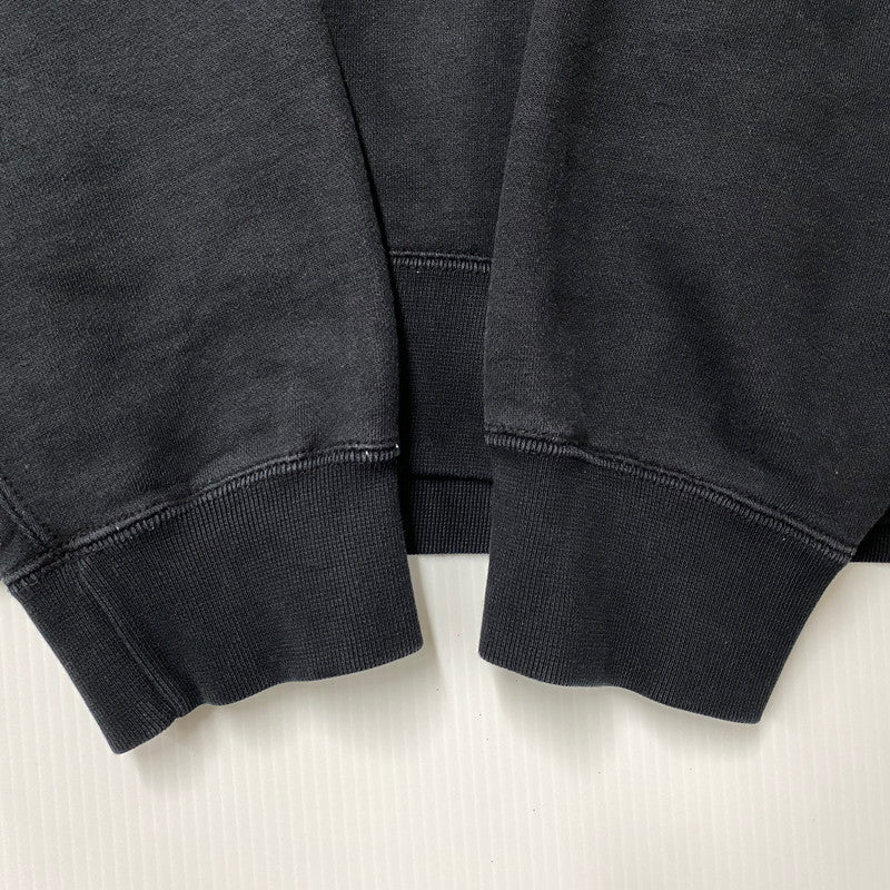 【中古品】【メンズ】 NIKE × STUSSY ナイキ×ステューシー WASHED FLEECE CREWNECK SWEAT SHIRT ウォッシュド クルーネック スウェットシャツ トップス 長袖 142-260518-cs-09-izu サイズ：L カラー：ブラック 万代Net店