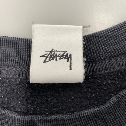 【中古品】【メンズ】 NIKE × STUSSY ナイキ×ステューシー WASHED FLEECE CREWNECK SWEAT SHIRT ウォッシュド クルーネック スウェットシャツ トップス 長袖 142-260518-cs-09-izu サイズ：L カラー：ブラック 万代Net店