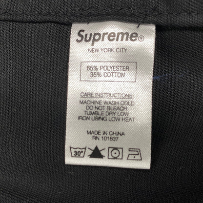 【中古品】【メンズ】 SUPREME シュプリーム 17FW COLOR BLOCKED WORK SHIRT カラー ブロック ワーク シャツ トップス 長袖 149-260518-cs-03-izu サイズ：M カラー：ブラック×ブルー 万代Net店