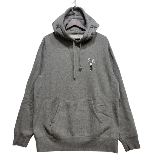 【中古品】【メンズ】 FUCKING AWESOME ファッキングオーサム GRAPHIC PULLOVER HOODIE グラフィック プルオーバー フーディー トップス 長袖 142-260710-cs-17-izu サイズ：L カラー：グレー 万代Net店