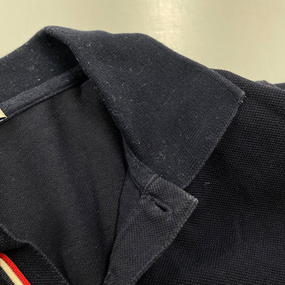 【中古品】【メンズ】 MONCLER モンクレール MAGLIA POLO SHIRT B10918340800 ポロシャツ 半袖 トップス 141-260519-as-17-izu サイズ：M カラー：ネイビー 万代Net店