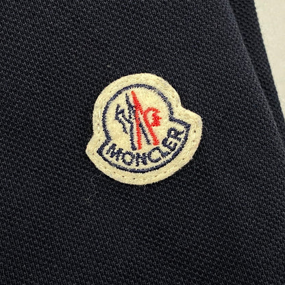【中古品】【メンズ】 MONCLER モンクレール MAGLIA POLO SHIRT B10918340800 ポロシャツ 半袖 トップス 141-260519-as-17-izu サイズ：M カラー：ネイビー 万代Net店