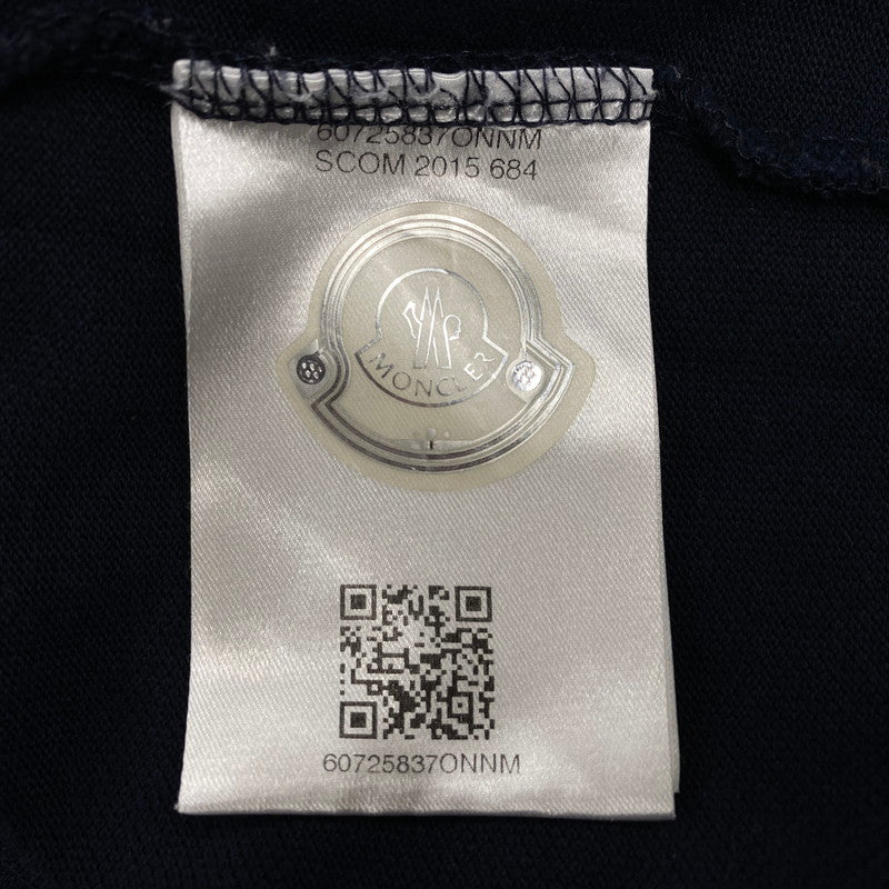 【中古品】【メンズ】 MONCLER モンクレール MAGLIA POLO SHIRT B10918340800 ポロシャツ 半袖 トップス 141-260519-as-17-izu サイズ：M カラー：ネイビー 万代Net店