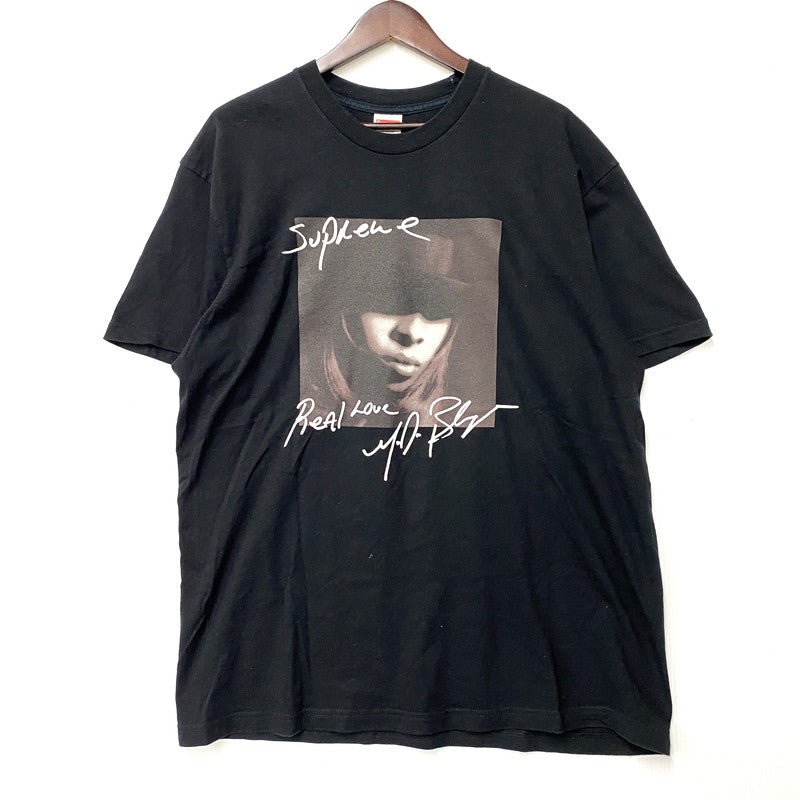 【中古品】【メンズ】 SUPREME シュプリーム MARY J. BLIGE TEE メアリーJ ブライジ Tシャツ トップス 149-260519-kh-18-izu サイズ：L カラー：ブラック 万代Net店