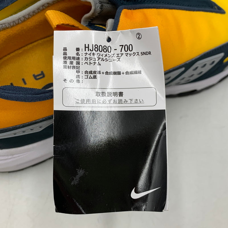 【中古品】【メンズ】 NIKE ナイキ HJ8080-700 WOMEN'S AIR MAX SNDR ウィメンズ エア マックス サンダー スニーカー 靴 160-260519-kh-02-izu サイズ：28 カラー：CANYON GOLD/DEEP OCEAN 万代Net店