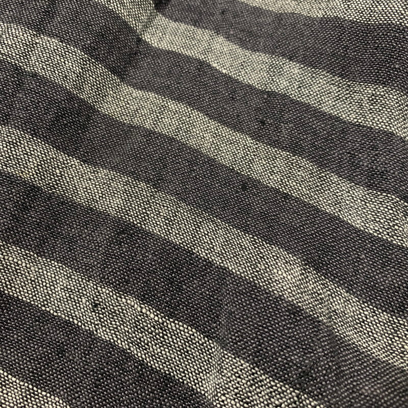 【中古品】【メンズ】 VIVIENNE WESTWOOD MAN ヴィヴィアンウエスドウッドマン VW-WR-77129 STRIPE LINEN LONG SHIRT ストライプ リネン ロング シャツ トップス 141-260518-kh-01-izu サイズ：44 カラー：グレー系 万代Net店