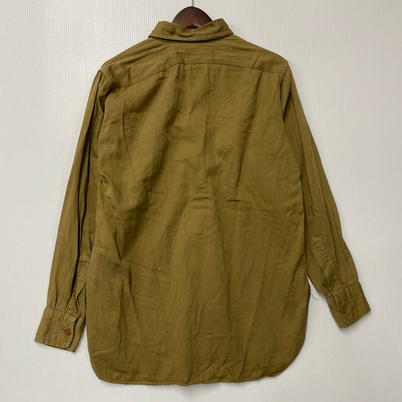 【現状渡し品】【メンズ】 BOY SCOUTS OF AMERICA ボーイスカウトオブアメリカ 2-POCKET L/S SHIRT 2ポケット ロングスリーブ シャツ 長袖 146-260610-as-03-izu カラー：カーキ 万代Net店