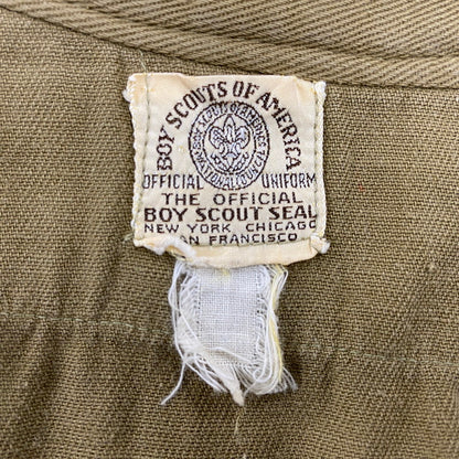 【現状渡し品】【メンズ】 BOY SCOUTS OF AMERICA ボーイスカウトオブアメリカ 2-POCKET L/S SHIRT 2ポケット ロングスリーブ シャツ 長袖 146-260610-as-03-izu カラー：カーキ 万代Net店