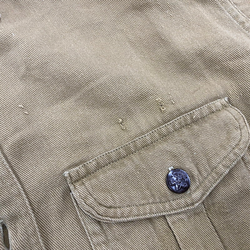 【現状渡し品】【メンズ】 BOY SCOUTS OF AMERICA ボーイスカウトオブアメリカ 2-POCKET L/S SHIRT 2ポケット ロングスリーブ シャツ 長袖 146-260610-as-03-izu カラー：カーキ 万代Net店