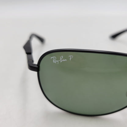 【中古品】【メンズ/レディース】 Ray-Ban レイバン SUNGLASSES RB3519 サングラス 203-260527-as-17-izu サイズ：59□15-135 カラー：ブラック×グリーン系 万代Net店