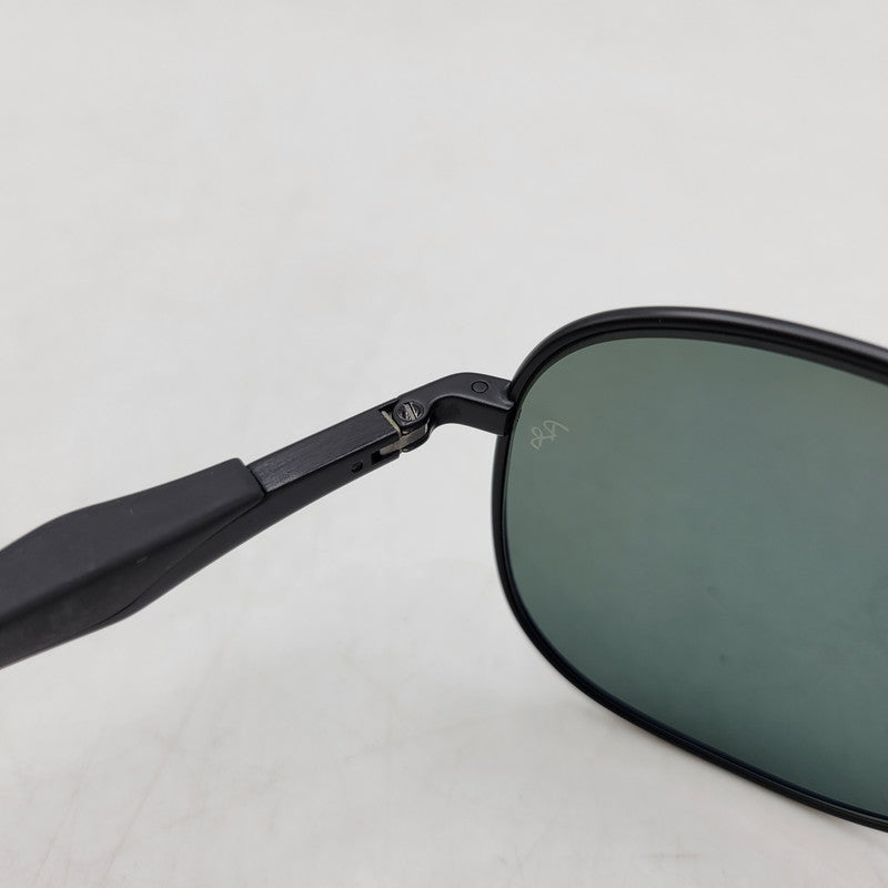 【中古品】【メンズ/レディース】 Ray-Ban レイバン SUNGLASSES RB3519 サングラス 203-260527-as-17-izu サイズ：59□15-135 カラー：ブラック×グリーン系 万代Net店