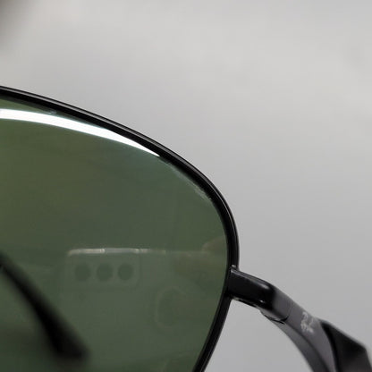 【中古品】【メンズ/レディース】 Ray-Ban レイバン SUNGLASSES RB3519 サングラス 203-260527-as-17-izu サイズ：59□15-135 カラー：ブラック×グリーン系 万代Net店