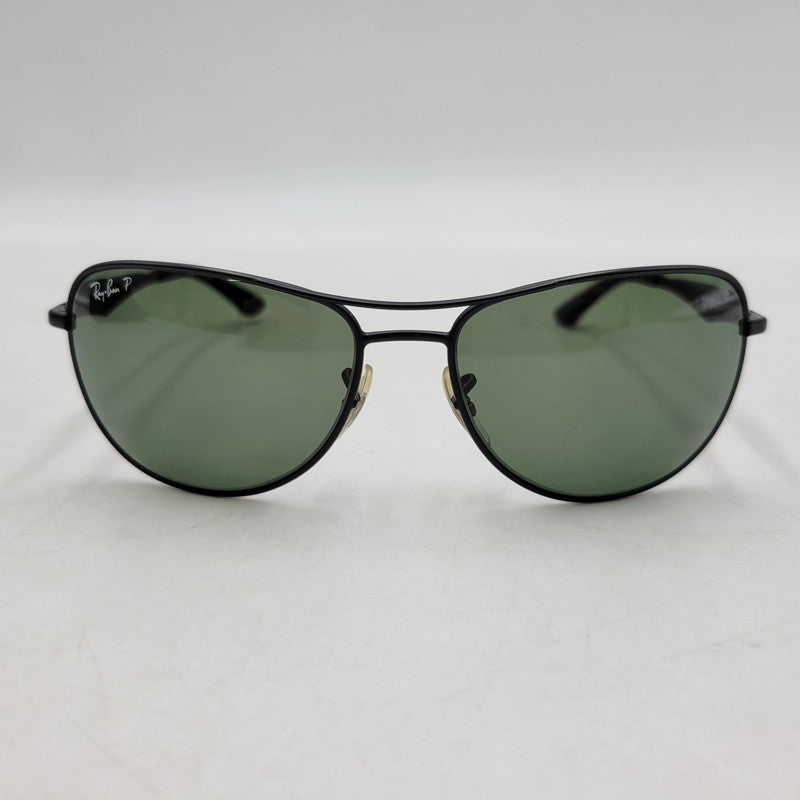 【中古品】【メンズ/レディース】 Ray-Ban レイバン SUNGLASSES RB3519 サングラス 203-260527-as-17-izu サイズ：59□15-135 カラー：ブラック×グリーン系 万代Net店