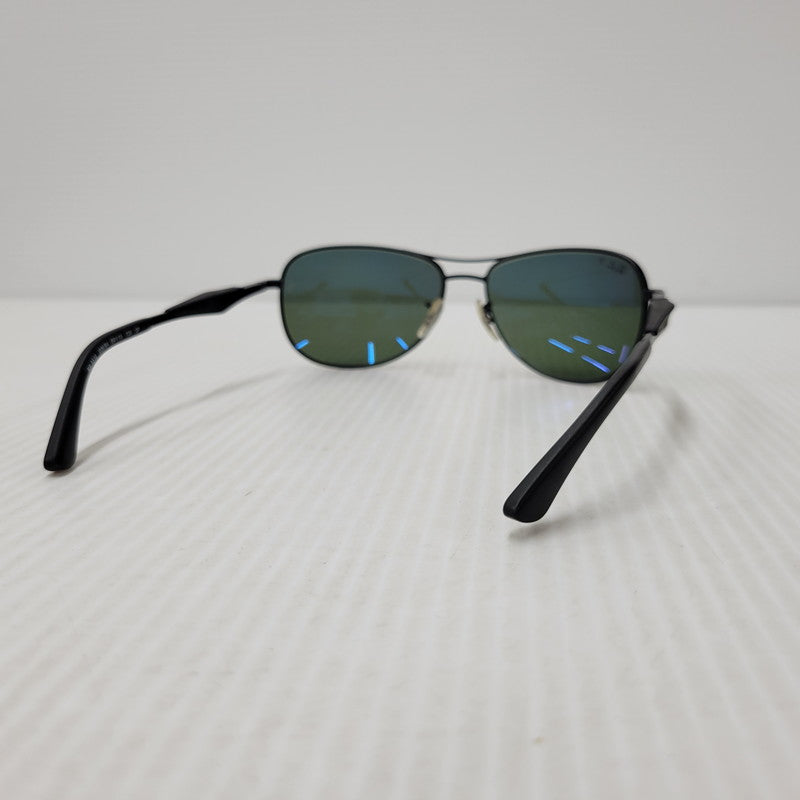 【中古品】【メンズ/レディース】 Ray-Ban レイバン SUNGLASSES RB3519 サングラス 203-260527-as-17-izu サイズ：59□15-135 カラー：ブラック×グリーン系 万代Net店
