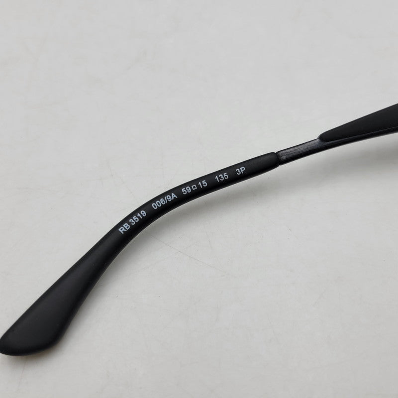 【中古品】【メンズ/レディース】 Ray-Ban レイバン SUNGLASSES RB3519 サングラス 203-260527-as-17-izu サイズ：59□15-135 カラー：ブラック×グリーン系 万代Net店