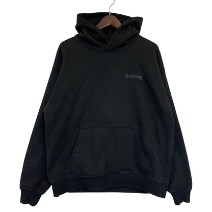 【中古品】【メンズ】 SUPPLIER サプライヤー CROSS LOGO HOODED SWEATSHIRT クロス ロゴ フーデッド スウェットシャツ パーカー トップス 142-260518-kh-02-izu サイズ：M カラー：ブラック 万代Net店