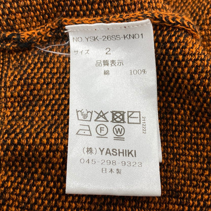 【中古品】【メンズ】 YASHIKI ヤシキ YSK-26SS-KN01 26SS SENSHUN ZIP HOODIE 浅春 ジップ フーディー トップス 長袖 147-260518-cs-07-izu サイズ：2 カラー：オレンジ系 万代Net店