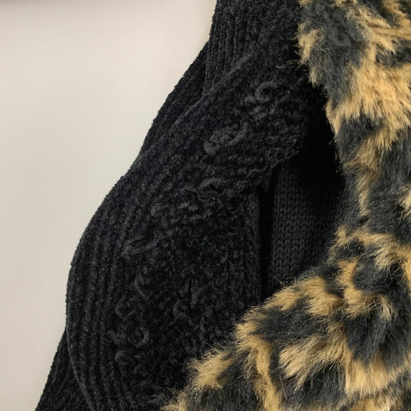 【中古品】【メンズ】 LISA INTERNATIONAL リサ インターナショナル LEOPARD DRIVER’S KNIT レオパード ドライバーズ ニット トップス 長袖 146-260526-ya-02-izu サイズ：L カラー：マルチ 万代Net店