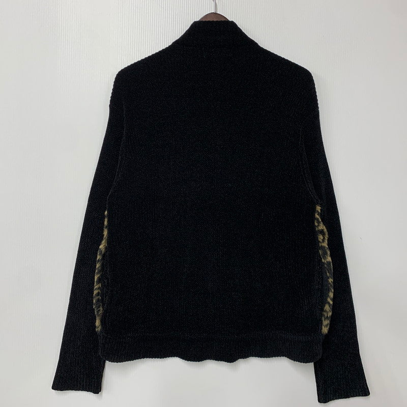 【中古品】【メンズ】 LISA INTERNATIONAL リサ インターナショナル LEOPARD DRIVER’S KNIT レオパード ドライバーズ ニット トップス 長袖 146-260526-ya-02-izu サイズ：L カラー：マルチ 万代Net店