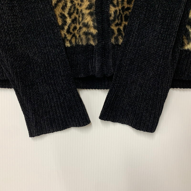 【中古品】【メンズ】 LISA INTERNATIONAL リサ インターナショナル LEOPARD DRIVER’S KNIT レオパード ドライバーズ ニット トップス 長袖 146-260526-ya-02-izu サイズ：L カラー：マルチ 万代Net店