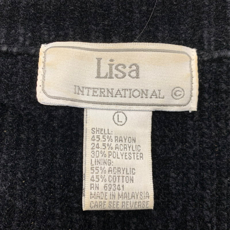 【中古品】【メンズ】 LISA INTERNATIONAL リサ インターナショナル LEOPARD DRIVER’S KNIT レオパード ドライバーズ ニット トップス 長袖 146-260526-ya-02-izu サイズ：L カラー：マルチ 万代Net店