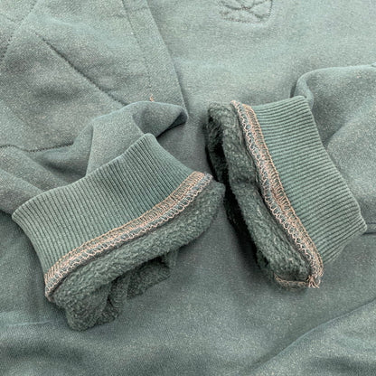 【中古品】【メンズ】 COLUMBIA コロンビア XM6564 HALF ZIP ELBOWPATCH SWEAT SHIRT ハーフジップ エルボーパッチ スウェットシャツ トップス 長袖 144-260526-ya-03-izu サイズ：L カラー：GREEN 万代Net店