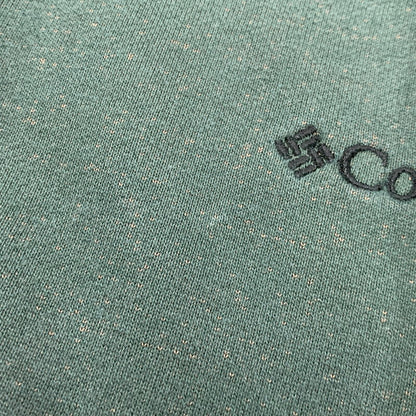 【中古品】【メンズ】 COLUMBIA コロンビア XM6564 HALF ZIP ELBOWPATCH SWEAT SHIRT ハーフジップ エルボーパッチ スウェットシャツ トップス 長袖 144-260526-ya-03-izu サイズ：L カラー：GREEN 万代Net店