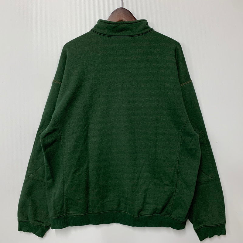 【中古品】【メンズ】 COLUMBIA コロンビア XM6564 HALF ZIP ELBOWPATCH SWEAT SHIRT ハーフジップ エルボーパッチ スウェットシャツ トップス 長袖 144-260526-ya-03-izu サイズ：L カラー：GREEN 万代Net店