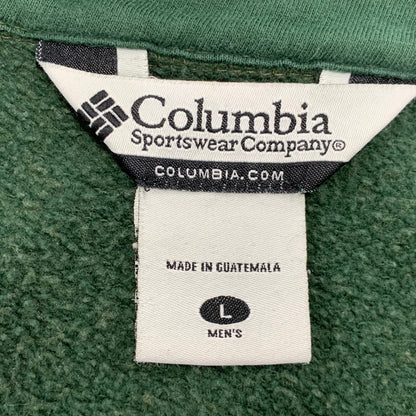 【中古品】【メンズ】 COLUMBIA コロンビア XM6564 HALF ZIP ELBOWPATCH SWEAT SHIRT ハーフジップ エルボーパッチ スウェットシャツ トップス 長袖 144-260526-ya-03-izu サイズ：L カラー：GREEN 万代Net店