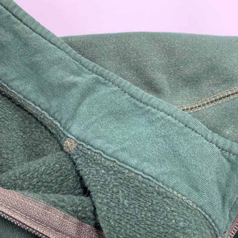 【中古品】【メンズ】 COLUMBIA コロンビア XM6564 HALF ZIP ELBOWPATCH SWEAT SHIRT ハーフジップ エルボーパッチ スウェットシャツ トップス 長袖 144-260526-ya-03-izu サイズ：L カラー：GREEN 万代Net店