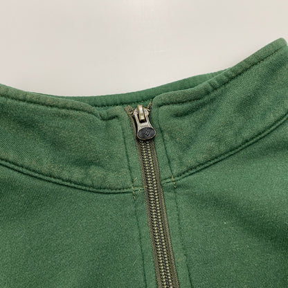 【中古品】【メンズ】 COLUMBIA コロンビア XM6564 HALF ZIP ELBOWPATCH SWEAT SHIRT ハーフジップ エルボーパッチ スウェットシャツ トップス 長袖 144-260526-ya-03-izu サイズ：L カラー：GREEN 万代Net店