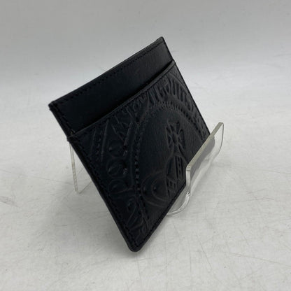 【中古品】【メンズ/レディース】 VIVIENNE WESTWOOD ヴィヴィアンウエストウッド LEATHER CARD CASE レザー カード ケース 財布 200-260611-ya-13-izu カラー：ブラック 万代Net店