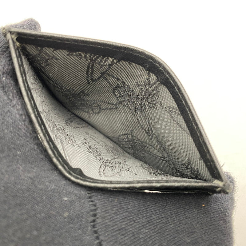 【中古品】【メンズ/レディース】 VIVIENNE WESTWOOD ヴィヴィアンウエストウッド LEATHER CARD CASE レザー カード ケース 財布 200-260611-ya-13-izu カラー：ブラック 万代Net店