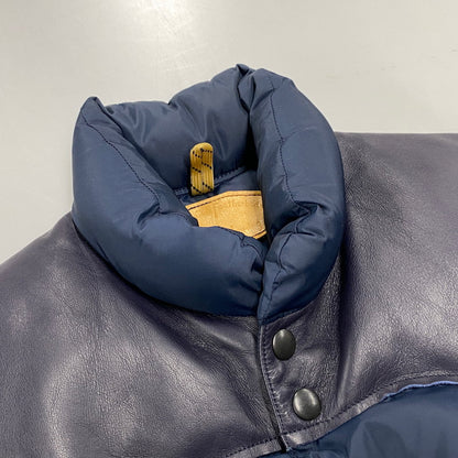 【中古品】【メンズ】 ROCKY MOUNTAIN FEATHERBED ロッキーマウンテンフェザーベッド WESTERN YOKE DOWN VEST ウエスタン ヨーク ダウン ベスト アウター 145-260518-cs-11-izu サイズ：38 カラー：ネイビー 万代Net店