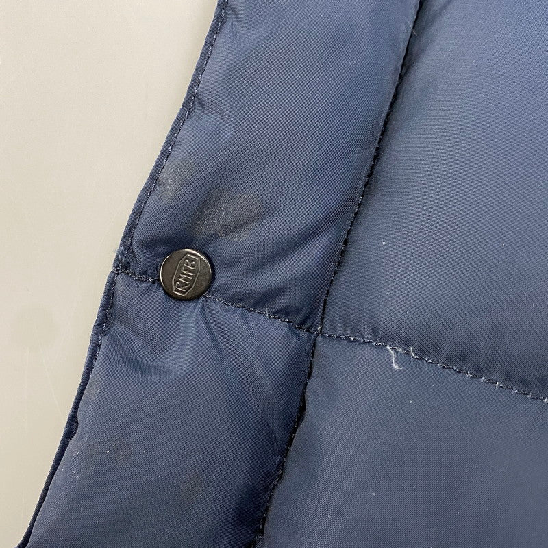 【中古品】【メンズ】 ROCKY MOUNTAIN FEATHERBED ロッキーマウンテンフェザーベッド WESTERN YOKE DOWN VEST ウエスタン ヨーク ダウン ベスト アウター 145-260518-cs-11-izu サイズ：38 カラー：ネイビー 万代Net店