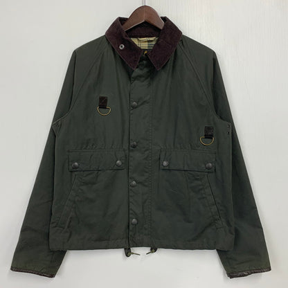 【中古品】【メンズ】 BARBOUR バーブァー MWX0464SG91 SL SPEY OILED JACKET スペイ オイルド ジャケット アウター 144-260518-kh-03-izu サイズ：38 カラー：カーキ 万代Net店