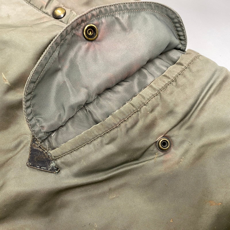 【現状渡し品】【メンズ】 U.S.AIR FORCE ユーエスエアフォース COYOTE FUR CONMAR ZIP コヨーテファー コンマ―ジップ 黒タグ SKYLINE CLOTHING社製 60S N-3B FLIGHT JACKET フライト ジャケット アウター 146-260518-cs-10-izu サイズ：不明 カラー：カーキ 万代Net店