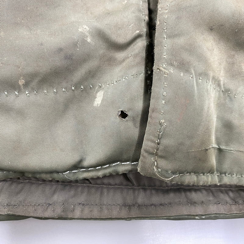 【現状渡し品】【メンズ】 U.S.AIR FORCE ユーエスエアフォース COYOTE FUR CONMAR ZIP コヨーテファー コンマ―ジップ 黒タグ SKYLINE CLOTHING社製 60S N-3B FLIGHT JACKET フライト ジャケット アウター 146-260518-cs-10-izu サイズ：不明 カラー：カーキ 万代Net店