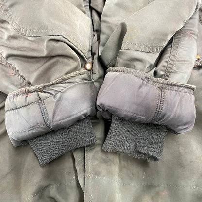 【現状渡し品】【メンズ】 U.S.AIR FORCE ユーエスエアフォース COYOTE FUR CONMAR ZIP コヨーテファー コンマ―ジップ 黒タグ SKYLINE CLOTHING社製 60S N-3B FLIGHT JACKET フライト ジャケット アウター 146-260518-cs-10-izu サイズ：不明 カラー：カーキ 万代Net店