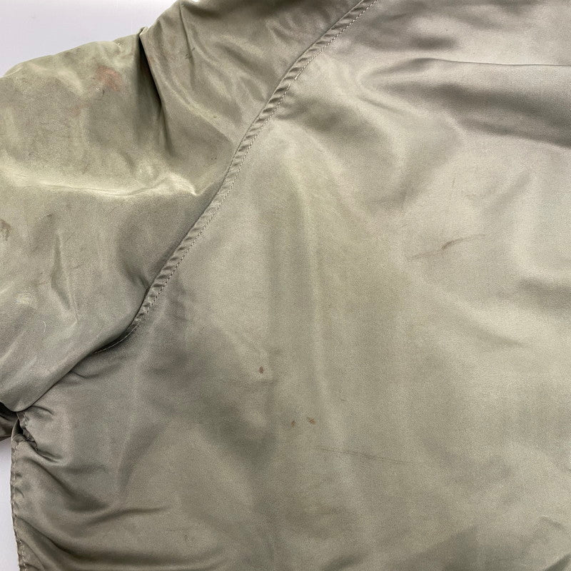 【現状渡し品】【メンズ】 U.S.AIR FORCE ユーエスエアフォース COYOTE FUR CONMAR ZIP コヨーテファー コンマ―ジップ 黒タグ SKYLINE CLOTHING社製 60S N-3B FLIGHT JACKET フライト ジャケット アウター 146-260518-cs-10-izu サイズ：不明 カラー：カーキ 万代Net店