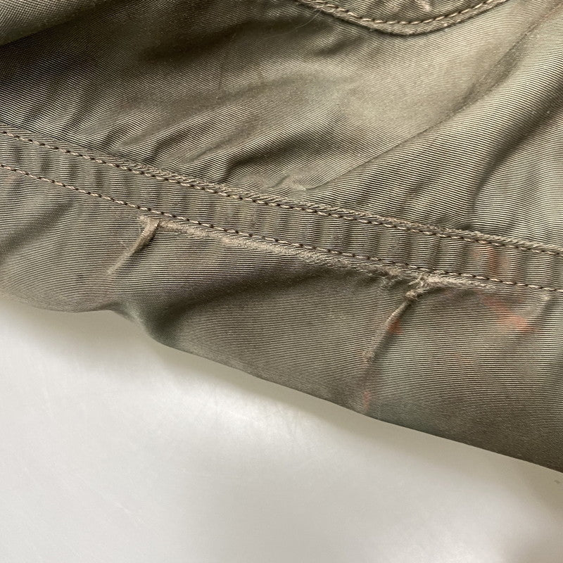 【現状渡し品】【メンズ】 U.S.AIR FORCE ユーエスエアフォース COYOTE FUR CONMAR ZIP コヨーテファー コンマ―ジップ 黒タグ SKYLINE CLOTHING社製 60S N-3B FLIGHT JACKET フライト ジャケット アウター 146-260518-cs-10-izu サイズ：不明 カラー：カーキ 万代Net店