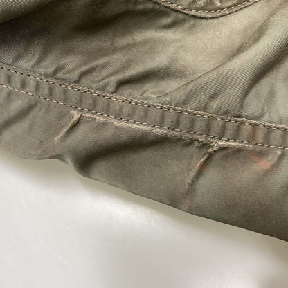 【現状渡し品】【メンズ】 U.S.AIR FORCE ユーエスエアフォース COYOTE FUR CONMAR ZIP コヨーテファー コンマ―ジップ 黒タグ SKYLINE CLOTHING社製 60S N-3B FLIGHT JACKET フライト ジャケット アウター 146-260518-cs-10-izu サイズ：不明 カラー：カーキ 万代Net店