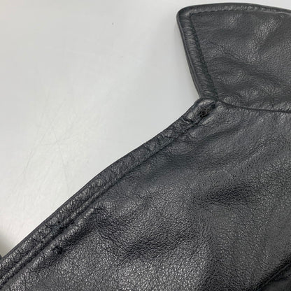 【中古品】【メンズ】 ST.JOHN'SBAY セントジョンズベイ LEATHER JACKET レザージャケット アウター 146-260519-as-10-izu サイズ：L カラー：ブラック 万代Net店