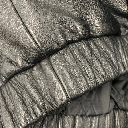 【中古品】【メンズ】 ST.JOHN'SBAY セントジョンズベイ LEATHER JACKET レザージャケット アウター 146-260519-as-10-izu サイズ：L カラー：ブラック 万代Net店