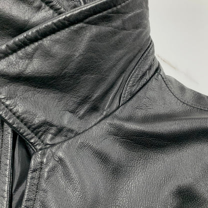 【中古品】【メンズ】 ST.JOHN'SBAY セントジョンズベイ LEATHER JACKET レザージャケット アウター 146-260519-as-10-izu サイズ：L カラー：ブラック 万代Net店