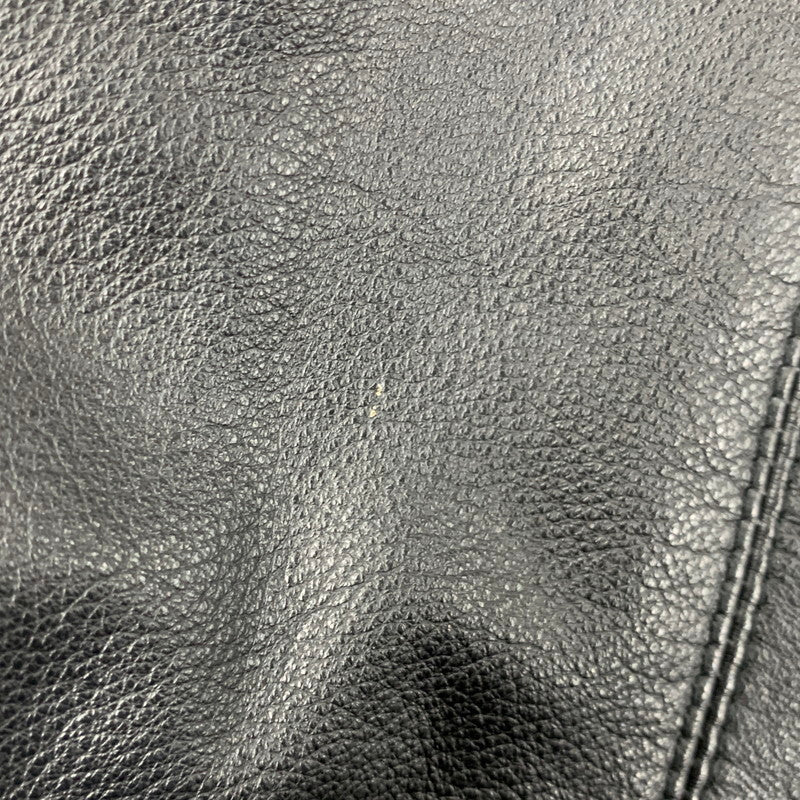 【中古品】【メンズ】 ST.JOHN'SBAY セントジョンズベイ LEATHER JACKET レザージャケット アウター 146-260519-as-10-izu サイズ：L カラー：ブラック 万代Net店