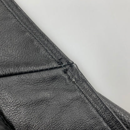 【中古品】【メンズ】 ST.JOHN'SBAY セントジョンズベイ LEATHER JACKET レザージャケット アウター 146-260519-as-10-izu サイズ：L カラー：ブラック 万代Net店