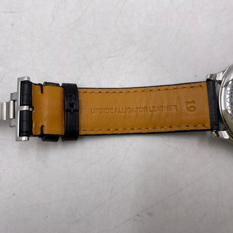 【中古品】【メンズ/レディース】 LONGINES ロンジン L2.820.4.56.2 RECORD AUTOMATIC DATE WATCH レコード オートマチック デイト ウォッチ 腕時計 195-260520-cs-14-izu カラー：ブラック×シルバー 万代Net店